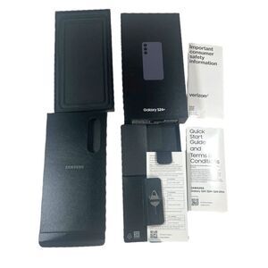 Samsung Galaxy S24+ 256GB Titanium Gray Empty Box (only Box) Paperwork + Tool